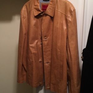 Cole Haan men’s leather coat